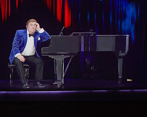 Les Dawson: An Audience With That Never Was. Les Dawson. Copyright: Rain Media Entertainment / Fresh One Productions. Les Dawson: An Audience With That Never Was. Les Dawson. Copyright: Rain Media Entertainment / Fresh One Productions.