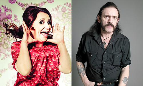 Lucy and Lemmy. Image shows from L to R: Lucy Porter, David Rose. Lucy and Lemmy. Image shows from L to R: Lucy Porter, David Rose.