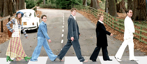 My Family. Image shows from L to R: Abi Harper (Siobhan Hayes), Michael Harper (Gabriel Thomson), Nick Harper (Kris Marshall), Susan Harper (Zoë Wanamaker), Ben Harper (Robert Lindsay). Copyright: DLT Entertainment Ltd. / Rude Boy Productions. My Family. Image shows from L to R: Abi Harper (Siobhan Hayes), Michael Harper (Gabriel Thomson), Nick Harper (Kris Marshall), Susan Harper (Zoë Wanamaker), Ben Harper (Robert Lindsay). Copyright: DLT Entertainment Ltd. / Rude Boy Productions.