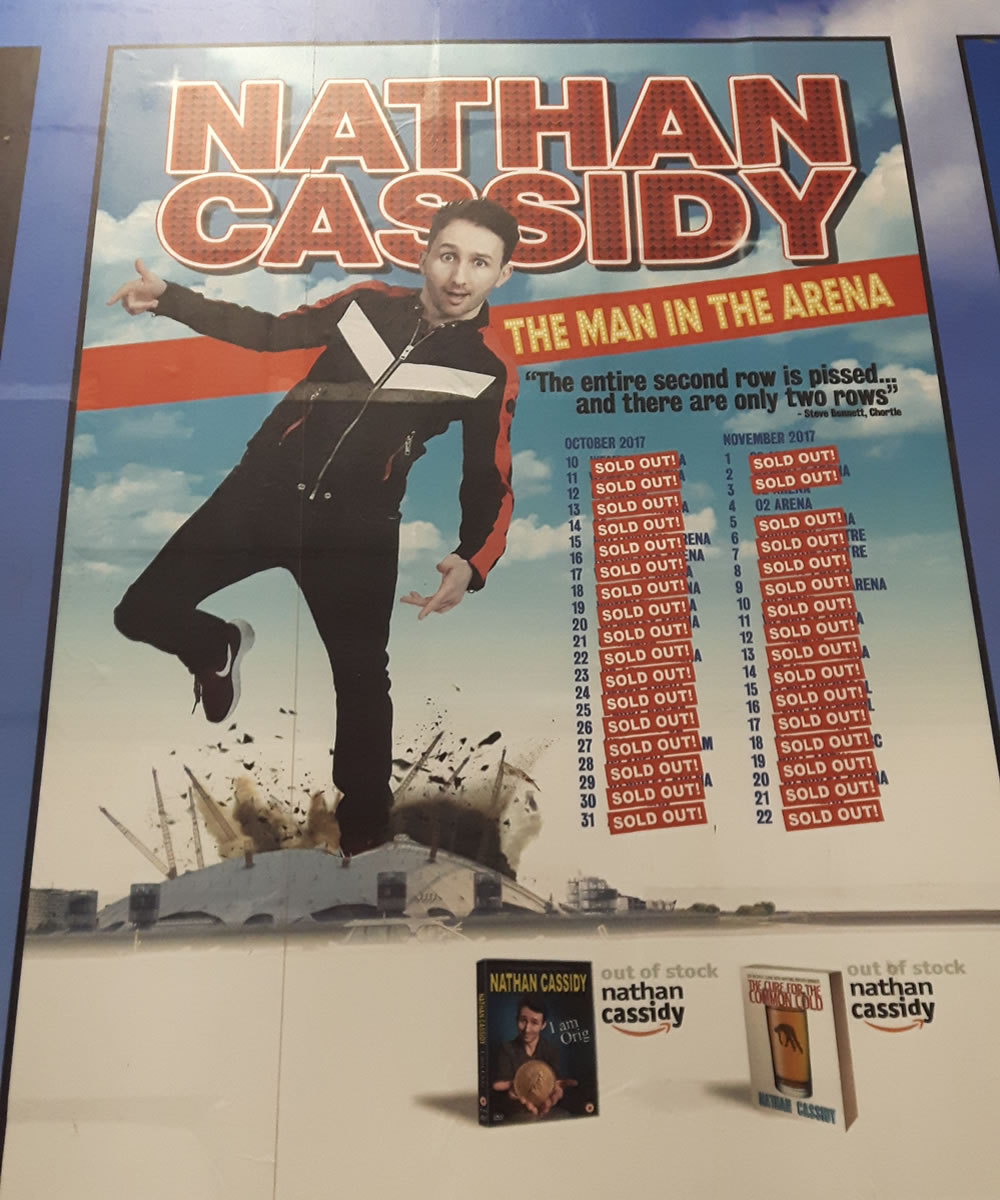 Nathan Cassidy poster. Copyright: BCG. Nathan Cassidy poster. Copyright: BCG.