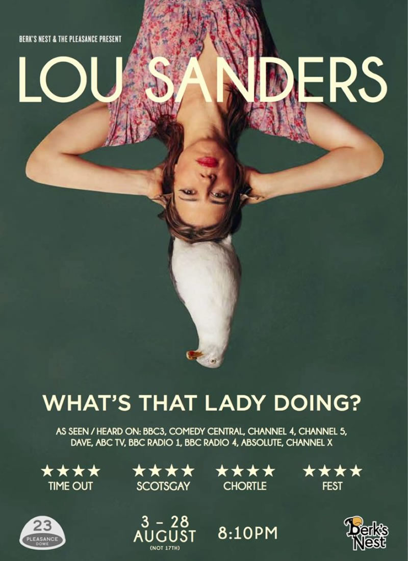 What's that lady doing?. Lou Sanders. What's that lady doing?. Lou Sanders.