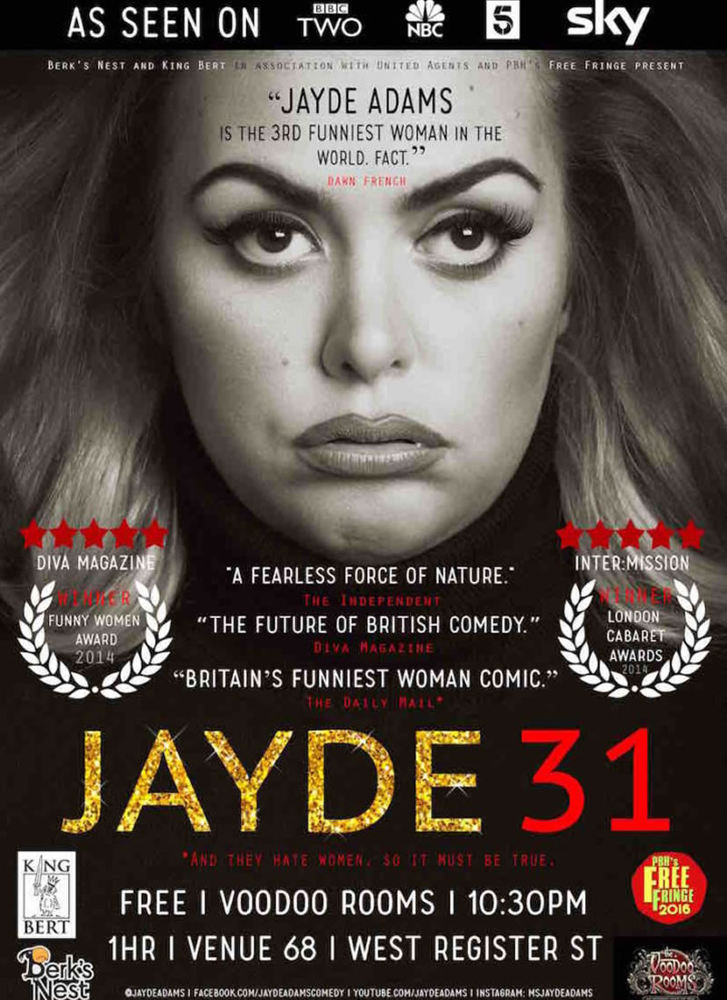 31. Jayde Adams. 31. Jayde Adams.