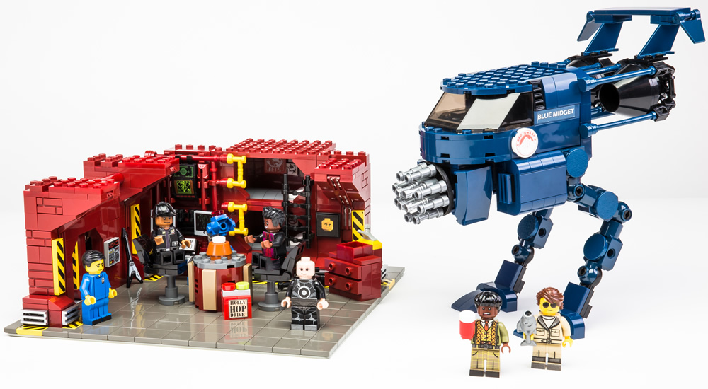 Red Dwarf Lego. Copyright: Bob Turner. Red Dwarf Lego. Copyright: Bob Turner.