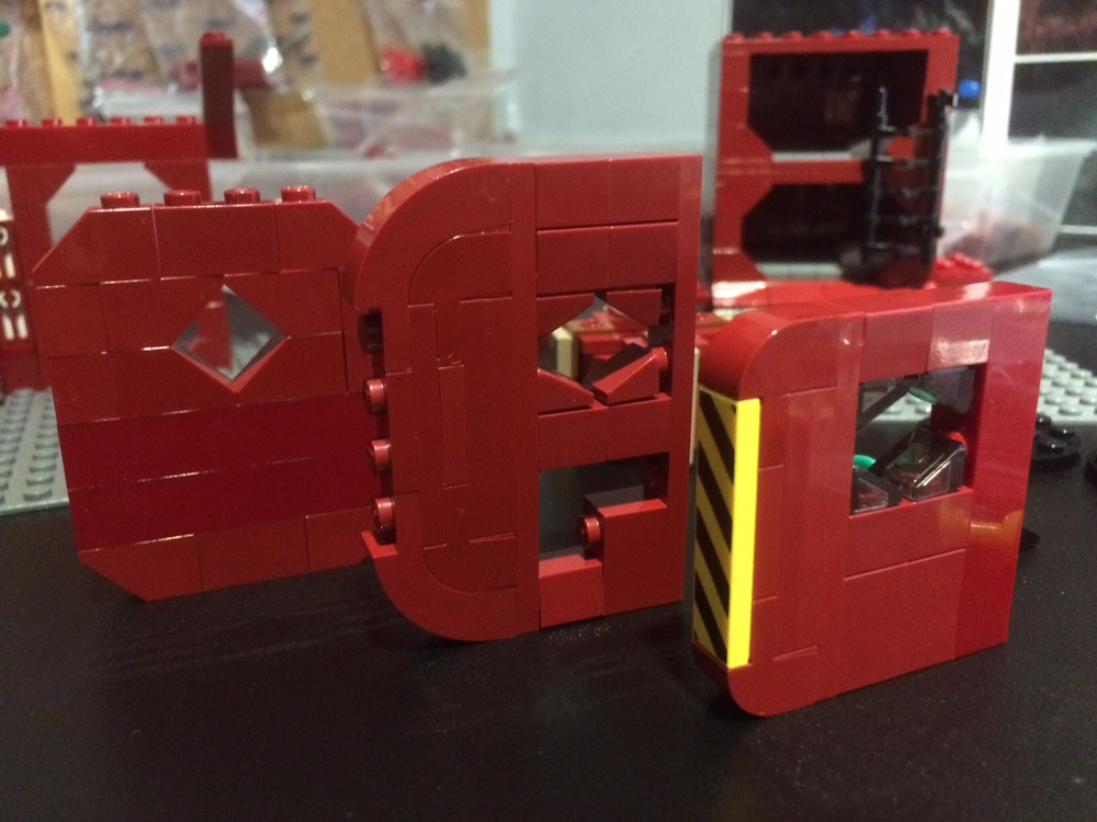 Red Dwarf Lego. Copyright: Bob Turner. Red Dwarf Lego. Copyright: Bob Turner.