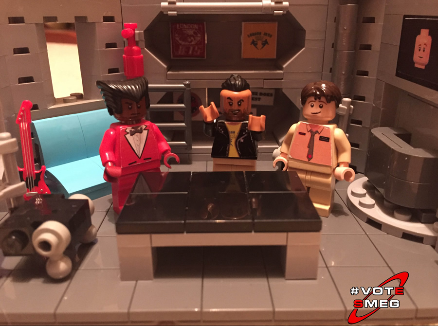Red Dwarf Lego. Copyright: Leigh Hadfield. Red Dwarf Lego. Copyright: Leigh Hadfield.