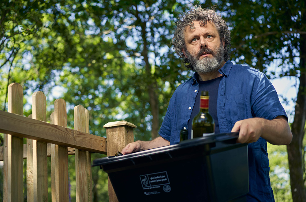 Staged. Michael (Michael Sheen). Copyright: BBC / Simon Ridgeway. Staged. Michael (Michael Sheen). Copyright: BBC / Simon Ridgeway.