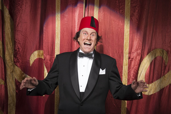 Tommy Cooper: Not Like That, Like This. Tommy Cooper (David Threlfall). Copyright: Left Bank Pictures. Tommy Cooper: Not Like That, Like This. Tommy Cooper (David Threlfall). Copyright: Left Bank Pictures.