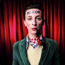 Felicity Ward Reads From The Book Of Moron. Copyright: BBC. Felicity Ward Reads From The Book Of Moron. Copyright: BBC.