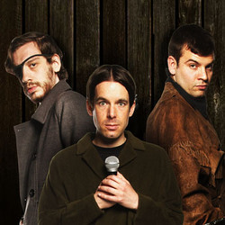 AAA Stand-Up. Image shows from L to R: Pat Burtscher, Simon Feilder, Joe Rowntree. Copyright: Associated Television. AAA Stand-Up. Image shows from L to R: Pat Burtscher, Simon Feilder, Joe Rowntree. Copyright: Associated Television.