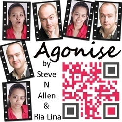 Agonise, the Comedy Problem Page - Free. Image shows from L to R: Ria Lina, Steve N Allen. Agonise, the Comedy Problem Page - Free. Image shows from L to R: Ria Lina, Steve N Allen.