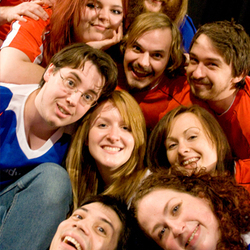 ComedySportz@Laughing Horse Free Festival. Image shows from L to R: Achile Dunne, Jade Fearnley, Sam Al-Hamdani, Carly Tarett, Rob Hudson, Rachel Wareing, Brainne Edge, Mark Rawle. ComedySportz@Laughing Horse Free Festival. Image shows from L to R: Achile Dunne, Jade Fearnley, Sam Al-Hamdani, Carly Tarett, Rob Hudson, Rachel Wareing, Brainne Edge, Mark Rawle.