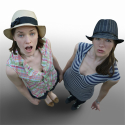 Croft and Pearce - Funnier Than It Sounds. Image shows from L to R: Fiona Pearce, Hannah Croft. Copyright: Yorkshire Television. Croft and Pearce - Funnier Than It Sounds. Image shows from L to R: Fiona Pearce, Hannah Croft. Copyright: Yorkshire Television.