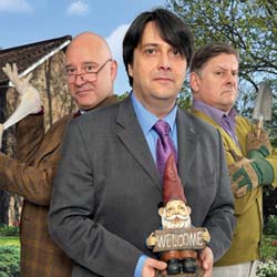 Cul-De-Sac. Image shows from L to R: Toby Longworth, Alan Francis, Mike Hayley. Copyright: BBC. Cul-De-Sac. Image shows from L to R: Toby Longworth, Alan Francis, Mike Hayley. Copyright: BBC.
