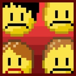 Four Sad Faces, Suddenly. Four Sad Faces, Suddenly.