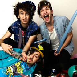 The Midnight Beast. Image shows from L to R: Stefan Abingdon, Andrew Wakely, Ashley Horne. 