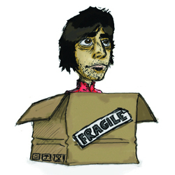Mike Newall's 'Get Better Box'. Copyright: BBC. Mike Newall's 'Get Better Box'. Copyright: BBC.
