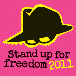 Stand Up For Freedom. Copyright: London Weekend Television. Stand Up For Freedom. Copyright: London Weekend Television.