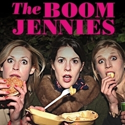 The Boom Jennies: Blowout. Image shows from L to R: Anna Emerson, Catriona Knox, Lizzie Bates. The Boom Jennies: Blowout. Image shows from L to R: Anna Emerson, Catriona Knox, Lizzie Bates.