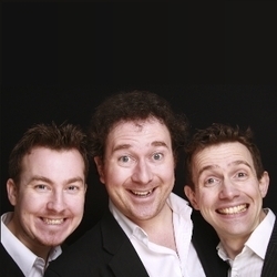 The Real MacGuffins: Skitsophrenic. Image shows from L to R: Matt Sheahan, Dan March, Jim Millard. Copyright: BBC. The Real MacGuffins: Skitsophrenic. Image shows from L to R: Matt Sheahan, Dan March, Jim Millard. Copyright: BBC.