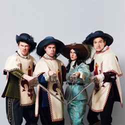Barbershopera: The Three Musketeers. Copyright: London Weekend Television. Barbershopera: The Three Musketeers. Copyright: London Weekend Television.