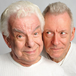 Barry Cryer and Ronnie Golden - Going Gaga. Image shows from L to R: Barry Cryer, Ronnie Golden. Barry Cryer and Ronnie Golden - Going Gaga. Image shows from L to R: Barry Cryer, Ronnie Golden.