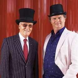 BBC: Just A Minute. Image shows from L to R: Nicholas Parsons, Paul Merton. BBC: Just A Minute. Image shows from L to R: Nicholas Parsons, Paul Merton.