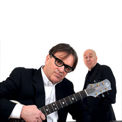 Chris Difford and Norman Lovett: It's All About Me!. Image shows from L to R: Chris Difford, Norman Lovett. Copyright: Jellylegs. Chris Difford and Norman Lovett: It's All About Me!. Image shows from L to R: Chris Difford, Norman Lovett. Copyright: Jellylegs.