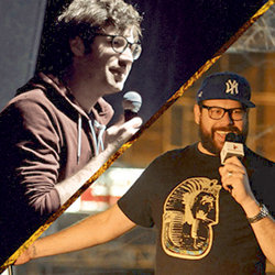 Dan and Tom: Two for the Price of None. Image shows from L to R: Dan Schreiber, Tom Davis. Dan and Tom: Two for the Price of None. Image shows from L to R: Dan Schreiber, Tom Davis.