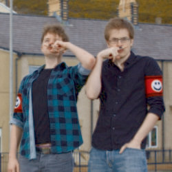 Lol-ocaust. Image shows from L to R: Ant Craven, Tom Goble. Lol-ocaust. Image shows from L to R: Ant Craven, Tom Goble.