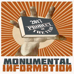Monumental Information's Product Of The Year 2017. Monumental Information's Product Of The Year 2017.