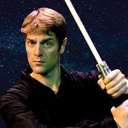 One Man Star Wars Trilogy. Charles Ross. Copyright: BBC. One Man Star Wars Trilogy. Charles Ross. Copyright: BBC.