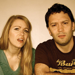 Parris and Dowler Know What They're Doing. Image shows from L to R: Rachel Parris, Max Dowler. Copyright: BBC. Parris and Dowler Know What They're Doing. Image shows from L to R: Rachel Parris, Max Dowler. Copyright: BBC.