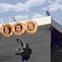 Titanic Sinks Titswilly. Titanic Sinks Titswilly.
