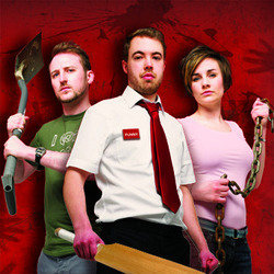 AAA Stand-Up Late. Image shows from L to R: Stuart Mitchell, Nick Dixon, Laura Lexx. Copyright: Peter Rogers Productions. AAA Stand-Up Late. Image shows from L to R: Stuart Mitchell, Nick Dixon, Laura Lexx. Copyright: Peter Rogers Productions.