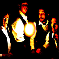 Abominations. Image shows from L to R: Alistair Linsell, Adam Booker, Jack Munns, Tom Bridges. Copyright: Peter Rogers Productions. Abominations. Image shows from L to R: Alistair Linsell, Adam Booker, Jack Munns, Tom Bridges. Copyright: Peter Rogers Productions.
