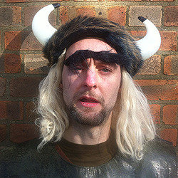 Atella the Pun. Leo Kearse. Copyright: BBC. Atella the Pun. Leo Kearse. Copyright: BBC.