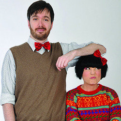 Bec & Tom's Awesome Laundry. Image shows from L to R: Tom Goodliffe, Bec Hill. Copyright: Avalon Television. Bec & Tom's Awesome Laundry. Image shows from L to R: Tom Goodliffe, Bec Hill. Copyright: Avalon Television.