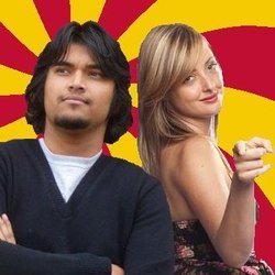 Bollywood Rejects. Image shows from L to R: Sid Singh, Erin Melville. Copyright: BBC. Bollywood Rejects. Image shows from L to R: Sid Singh, Erin Melville. Copyright: BBC.
