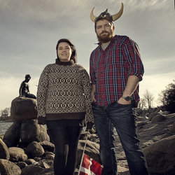 Damn Danes. Image shows from L to R: Sofie Hagen, Valdemar Pustelnik. Damn Danes. Image shows from L to R: Sofie Hagen, Valdemar Pustelnik.