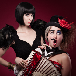 EastEnd Cabaret: Dirty Talk. Image shows from L to R: Jennifer Byrne, Victoria Falconer-Pritchard. Copyright: BBC. EastEnd Cabaret: Dirty Talk. Image shows from L to R: Jennifer Byrne, Victoria Falconer-Pritchard. Copyright: BBC.
