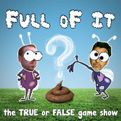 Full of It: The True or False Game Show - The 2 Fat F*cks on Holiday Tour 2013. Image shows from L to R: Jamie McCarney, David Tulk. Full of It: The True or False Game Show - The 2 Fat F*cks on Holiday Tour 2013. Image shows from L to R: Jamie McCarney, David Tulk.