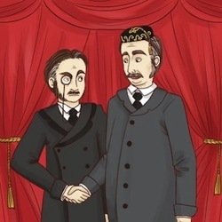 Gilbert and Sullivan: The Musical. Copyright: BBC. Gilbert and Sullivan: The Musical. Copyright: BBC.