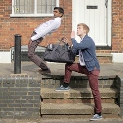 In Cahoots. Image shows from L to R: Paul G Raymond, Luke Manning. In Cahoots. Image shows from L to R: Paul G Raymond, Luke Manning.