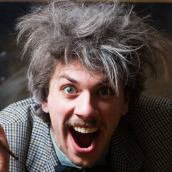 Albert Einstein: Relativitively Speaking. John Hinton. Copyright: Arlo Productions / Avalon Television. Albert Einstein: Relativitively Speaking. John Hinton. Copyright: Arlo Productions / Avalon Television.