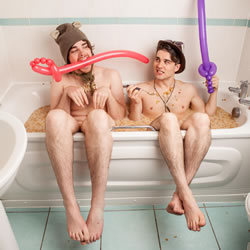 Jollyboat - Not Seen On TV. Image shows from L to R: Ed Croft, Tommy Croft. Copyright: BBC. Jollyboat - Not Seen On TV. Image shows from L to R: Ed Croft, Tommy Croft. Copyright: BBC.