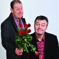 Kiss Me Honey, Honey!. Image shows from L to R: Andy Gray, Grant Stott. Copyright: BBC. Kiss Me Honey, Honey!. Image shows from L to R: Andy Gray, Grant Stott. Copyright: BBC.