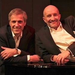 Kit Hesketh-Harvey and James McConnel. Image shows from L to R: James McConnel, Kit Hesketh-Harvey. Kit Hesketh-Harvey and James McConnel. Image shows from L to R: James McConnel, Kit Hesketh-Harvey.