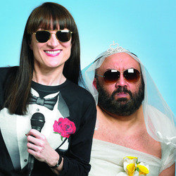 Bourke and No Hair. Image shows from L to R: Mary Bourke, Simon Clayton. Bourke and No Hair. Image shows from L to R: Mary Bourke, Simon Clayton.