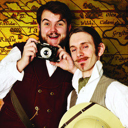 Morgan and West: A Grand Adventure. Image shows from L to R: Rhys Morgan, Robert West. Morgan and West: A Grand Adventure. Image shows from L to R: Rhys Morgan, Robert West.