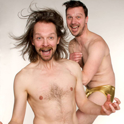 New Art Club: Feel About Your Body. Image shows from L to R: Pete Shenton, Tom Roden. Copyright: The Comedy Unit. New Art Club: Feel About Your Body. Image shows from L to R: Pete Shenton, Tom Roden. Copyright: The Comedy Unit.